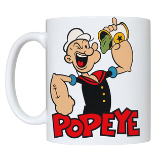 Taza Cerámica Popeye El Marino 300cl