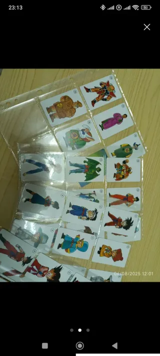Lote 2 barajas cartas Dragon Ball