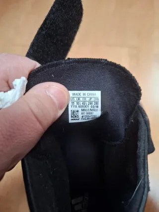 Botines Adidas Boxeo Negro/Plata