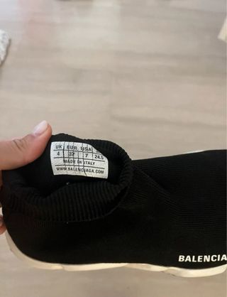Zapatillas Balenciaga Negras y Blancas
