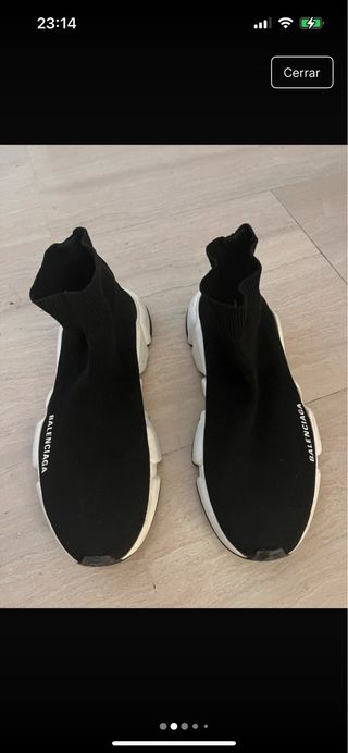 Zapatillas Balenciaga Negras y Blancas