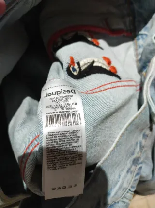 Cazadora tejana nueva Desigual chica