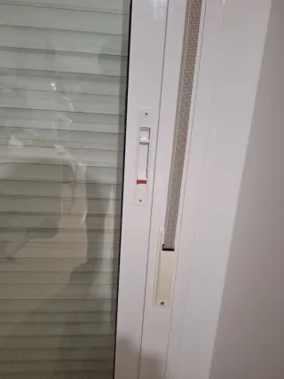 Balconera aluminio blanco corredera