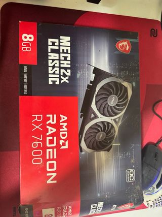 MSI RX 7600 8GB Tarjeta Gráfica