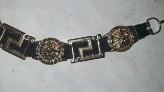 Cinturón Metal León y Greca