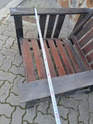 Conjunto Muebles Exterior Madera