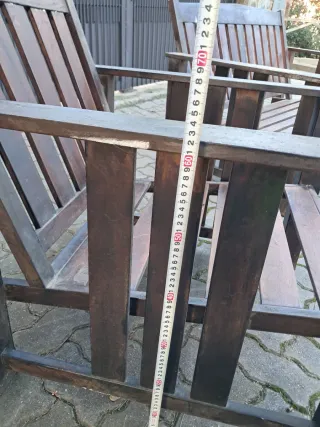 Conjunto Muebles Exterior Madera