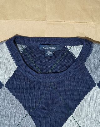 Jersey Náutica | patrón argyle (Rombos)