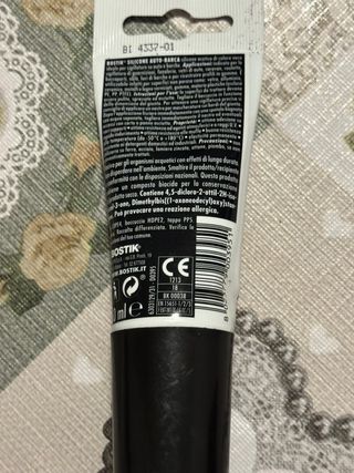 Silicona Negro Bostik Auto-Barca