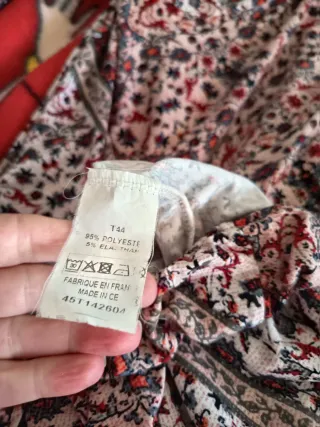 Blusón estampado floral talla