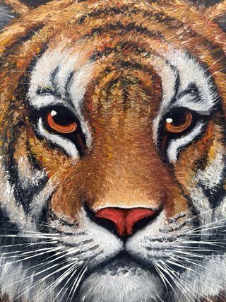 Cuadro de Tigre Realista