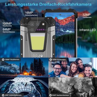 - 8849 Tank 2 Teléfono Movil Resistente Android