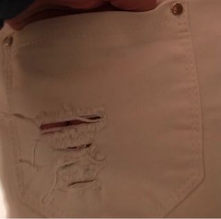 Shorts blancos DORADO JEANS “rotos”