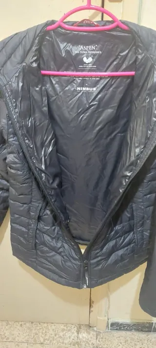 Chaqueta de plumas Aspen negra hombre