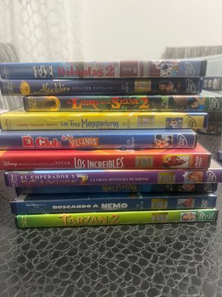 Lote Películas Disney DVD Español