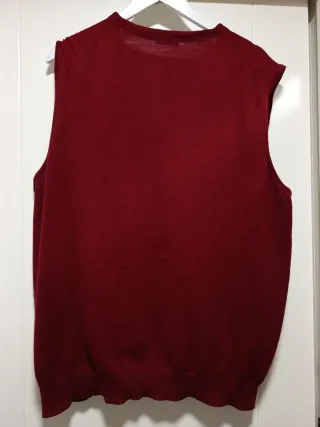Chaleco Emidio Tucci Burdeos Talla 9