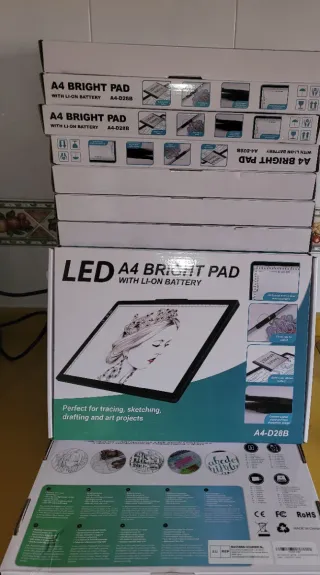 Tabletas LED A4 Dibujo. (LOTE 5 UNIDADES).