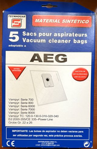 BOLSA ASPIRADOR AEG 915740