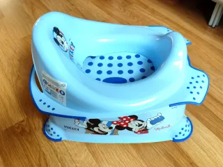 Orinal y Escalón Mickey Bebé Azul