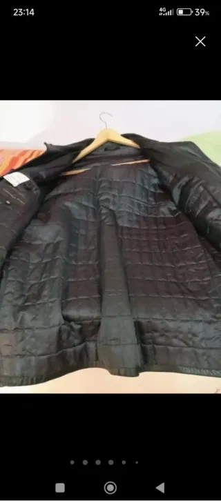 Chaqueta de piel hombre caramelo