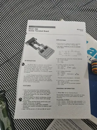 Tarjeta PCLD-780 + Adaptador 10501