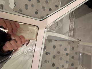 Tavolo con piano in cristallo