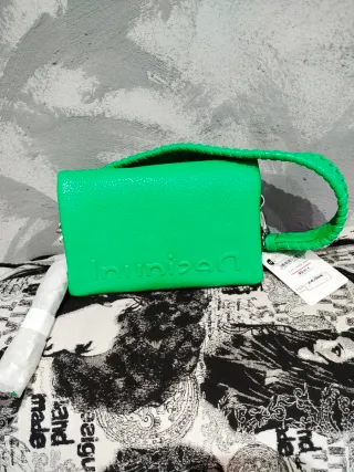 Bolso Desigual verde nuevo con etiqueta