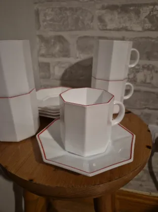 Juego de tazas de café de cerámica Arcopal X5