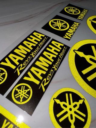 KIT PEGATINAS VINILO YAMAHA LOGO JOG AEROX R1 R6