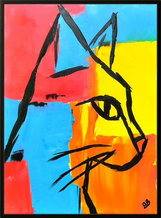 Cuadro Acrílico Caty Original 30x40 BroBoArt