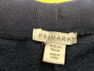 Conjunto chándal gris y azul niño 11-12 años