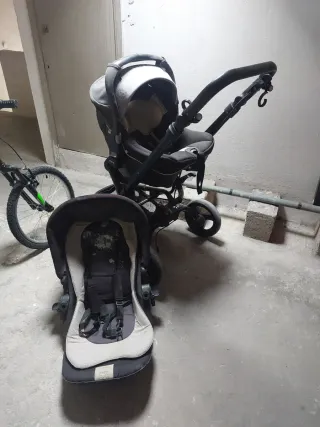 Carro de bebé y silla de coche