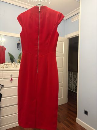 Vestido de ceremonia rojo