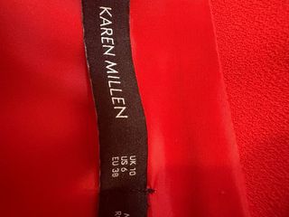 Vestido de ceremonia rojo