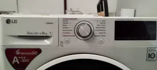 Lavadora LG Motor inverter DD A+++