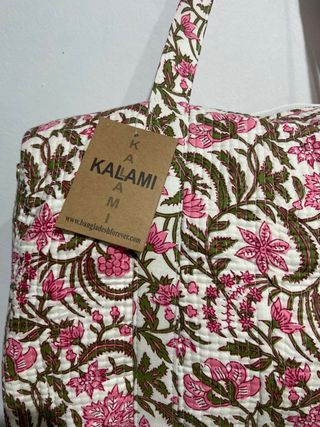 Bolsa de Viaje Kalami Estampada Floral