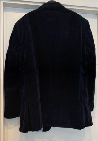 Blazer/ Americana de pana azul marino. Talla 56