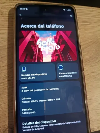 Telefono Motorola G56 5G