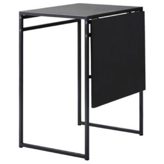 Mesa abatible negra metal. Modelo Muddus Ikea.