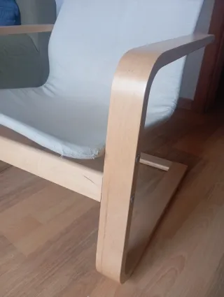 Mecedora Ikea Madera Beige