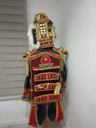 Traje Carnaval Botones Hotel Talla Única