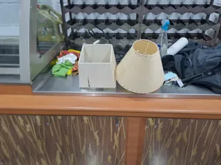 Lámparas de hotel de papel