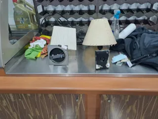 Lámparas de hotel de papel