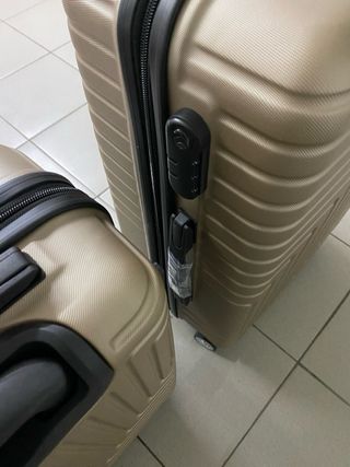 Conjunto 2 Malas Viagem R&X Douradas