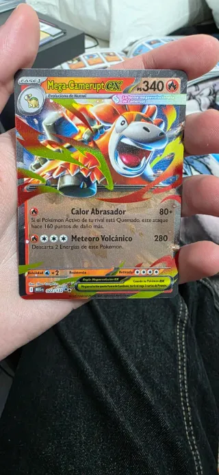Carta Pokémon Mega-Camerupt EX