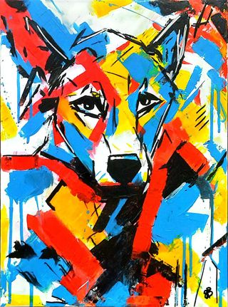 Cuadro Acrílico DogY Original 30x40 BroBoArt