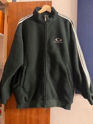 Chaqueta Balenciaga Felpa Polar Verde