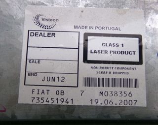 105081 735451941 radio fiat bravo 1.9 jtd