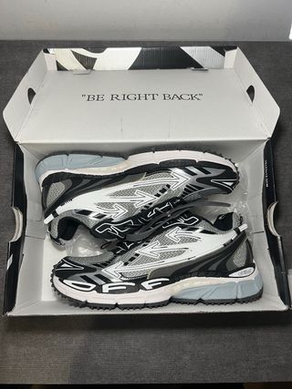 Scarpe Off-White Grigio Bianco