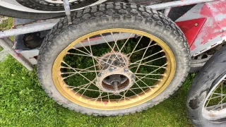 Llantas Doradas Akront 21 y 18 horquilla